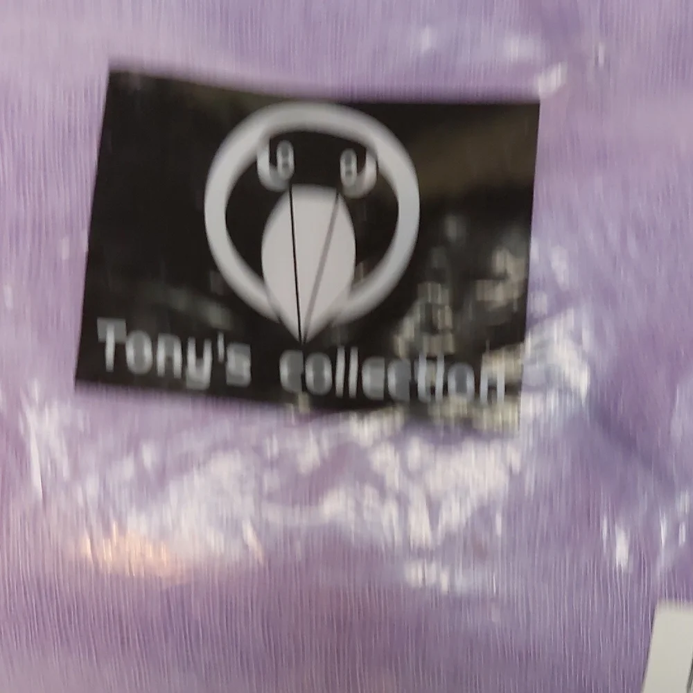 Tony's Collection Lilac Curtains 2 Panels 34" X 95" NEW - Picture 2 of 5